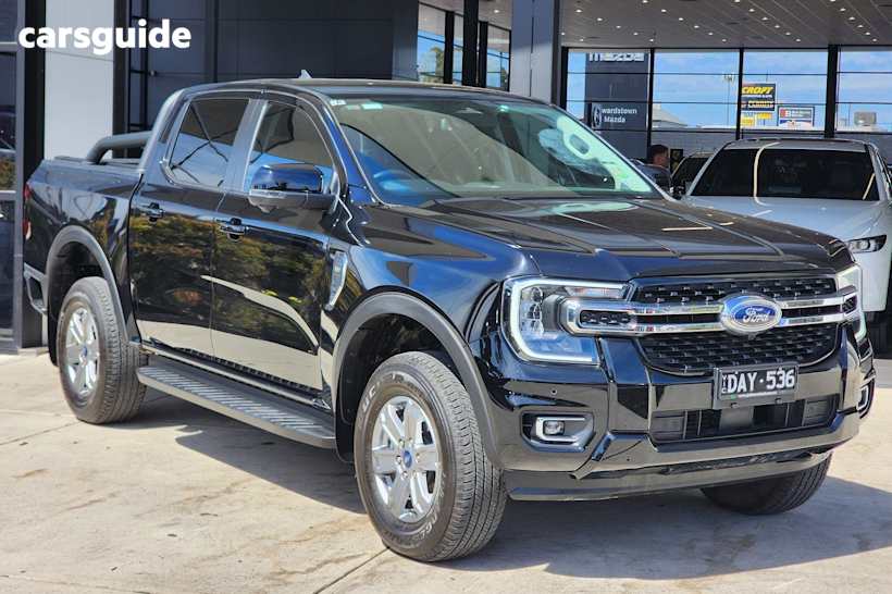 Black 2023 Ford Ranger Ute Tray XLT 4X4
