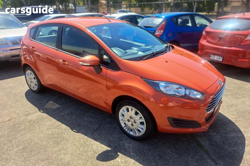 Orange 2016 Ford Fiesta Hatchback Ambiente