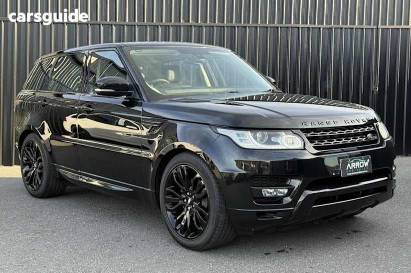 Black 2016 Land Rover Range Rover Sport SUV TDV6 SE 4X4