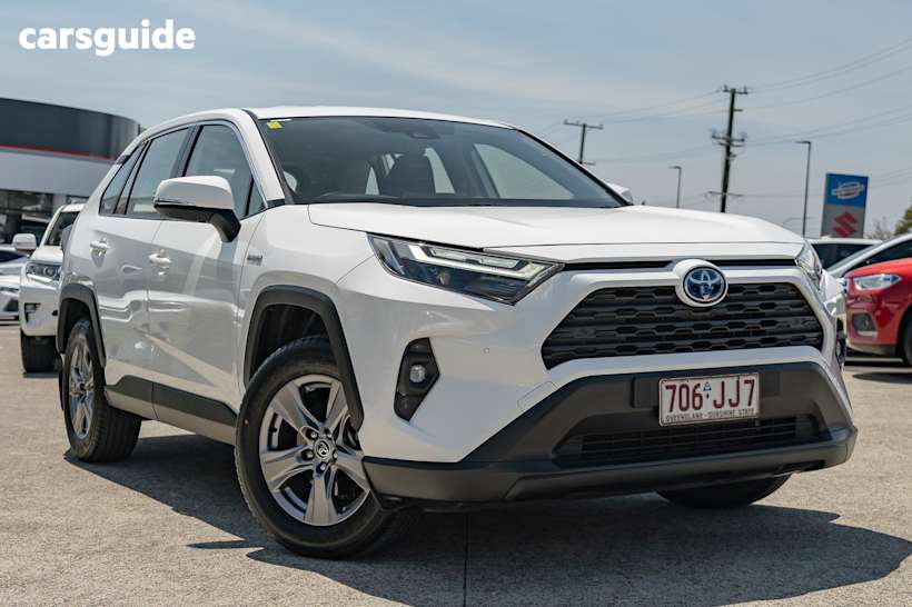 White 2024 Toyota RAV4 SUV GX F