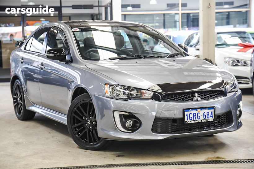 Grey 2017 Mitsubishi Lancer Sedan BLACK EDITION F