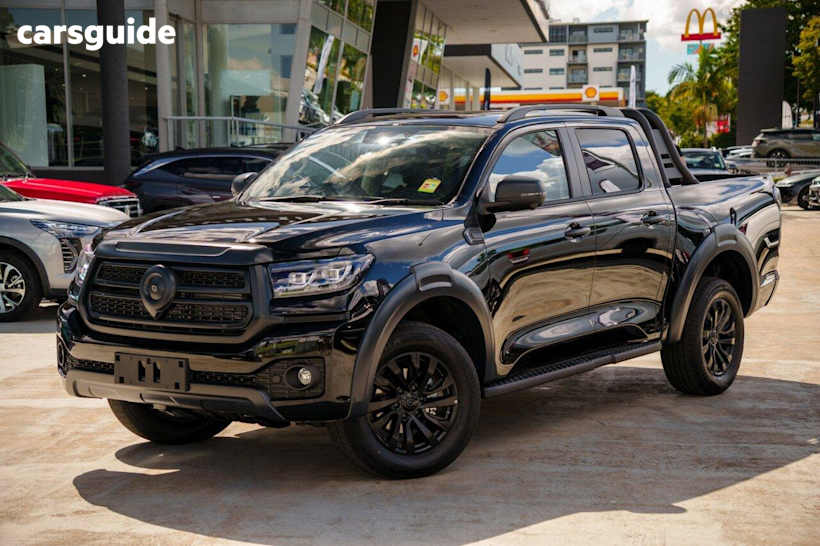 Black 2025 GWM Cannon Dual Cab Utility Vanta (4X4)