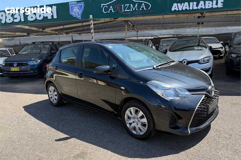 Black 2015 Toyota Yaris Hatchback Ascent