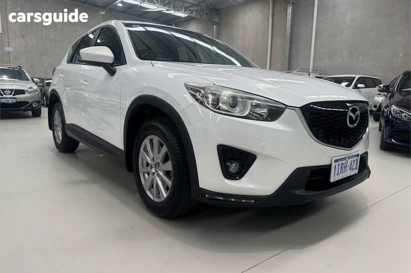 White 2014 Mazda CX-5 SUV MAXX SPORT F