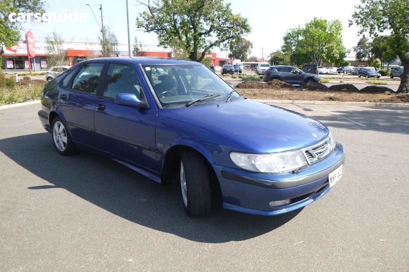 Blue 2002 Saab 9-3 Sedan ANNIVERSARY F