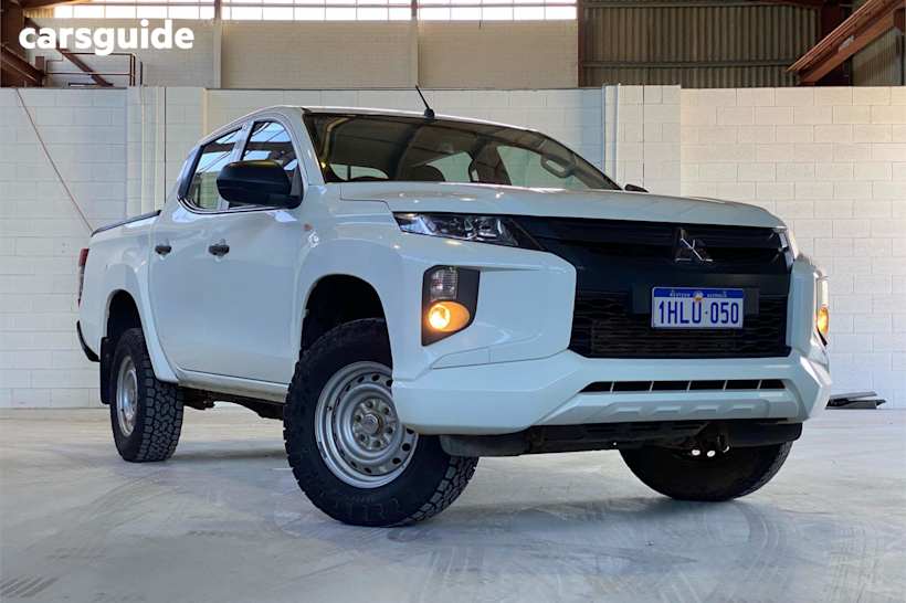 White 2021 Mitsubishi Triton Double Cab Pick Up Glx (4X4)
