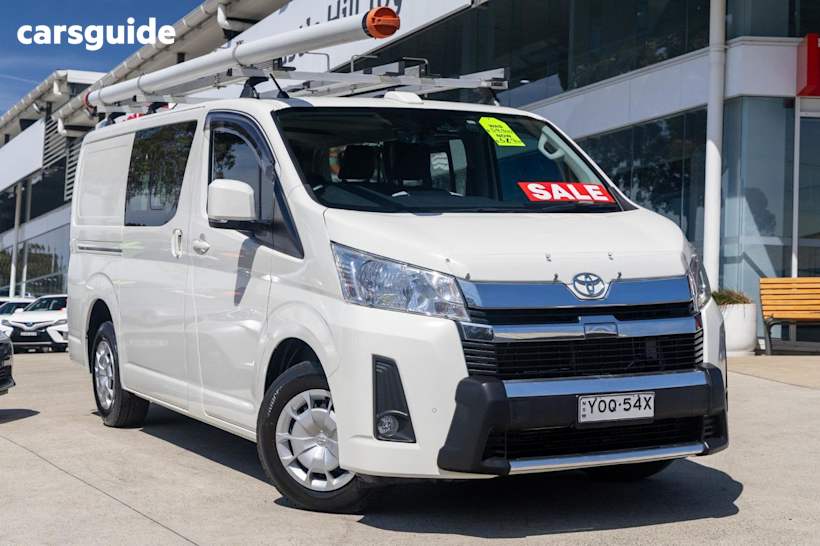 White 2023 Toyota HiAce SUV R