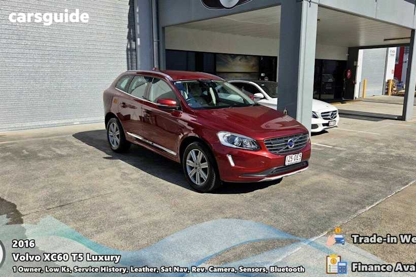Red 2015 Volvo XC60 Wagon T5 Luxury