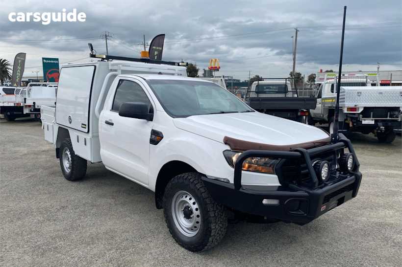 White 2019 Ford Ranger Ute Tray XL 4X4