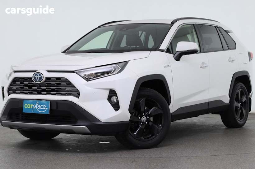 White 2020 Toyota RAV4 Wagon Cruiser Awd Hybrid