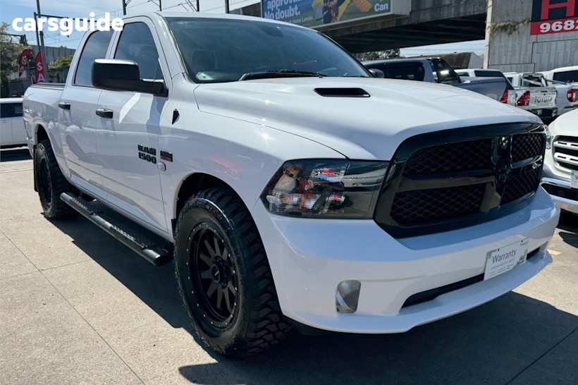 White 2023 Ram 1500 Ute Tray EXPRESS 4X4