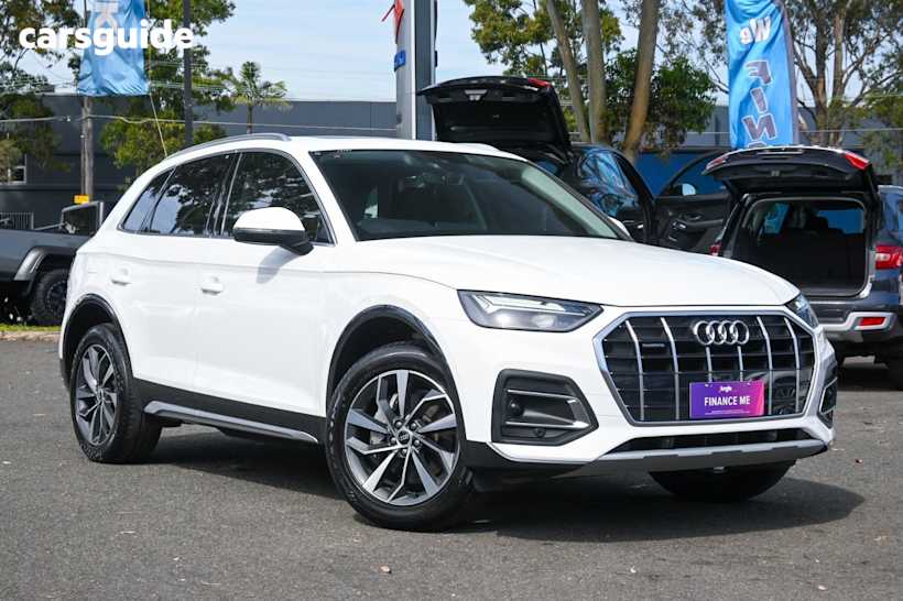 White 2021 Audi Q5 SUV 40 TDI 4X4
