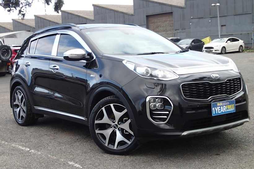 Black 2017 Kia Sportage Wagon Gt-Line (Awd)