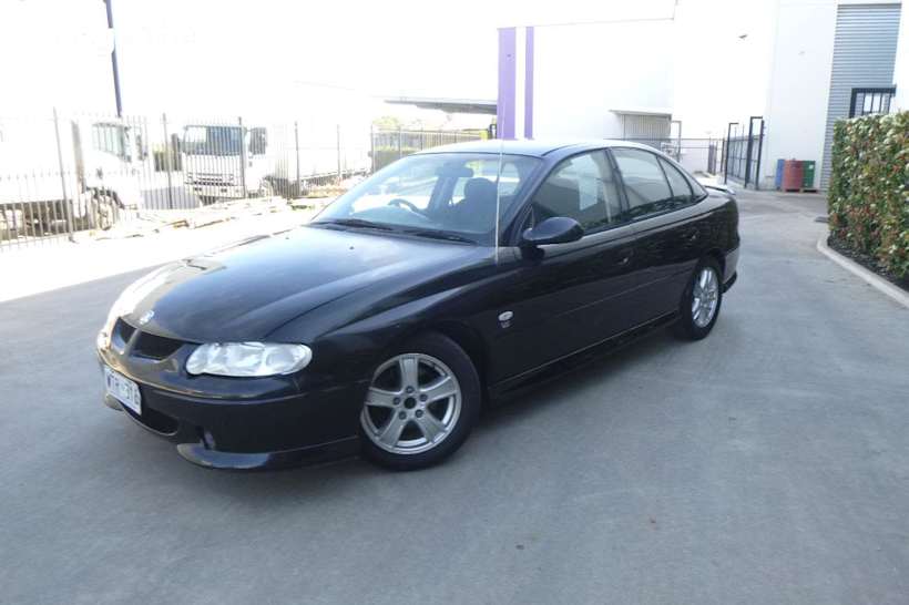 Black 2002 Holden Commodore Sedan S R