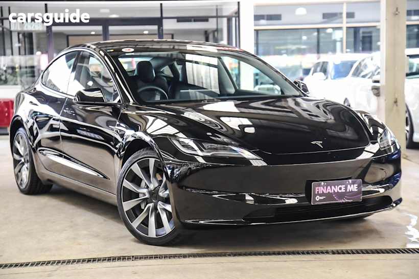 Black 2024 Tesla Model 3 Sedan LONG RANGE 4WD