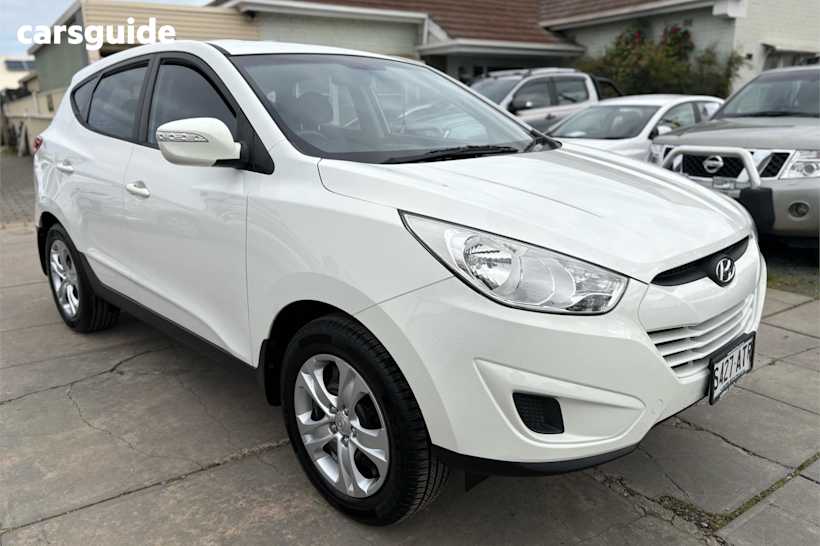 White 2012 Hyundai IX35 SUV ACTIVE F