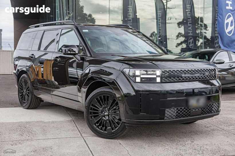 Black 2025 Hyundai Santa FE SUV HYBRID CALLIGRAPHY 4X4
