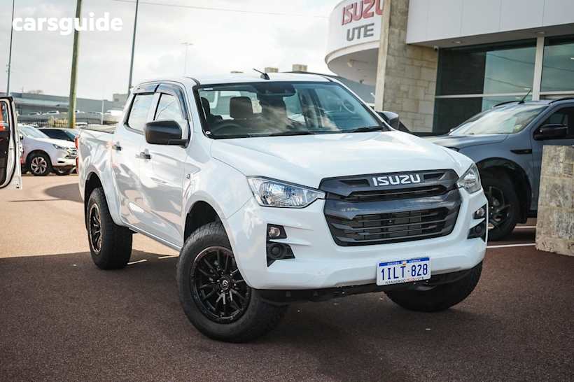 White 2023 Isuzu D-MAX Crew Cab Utility Sx (4X4)