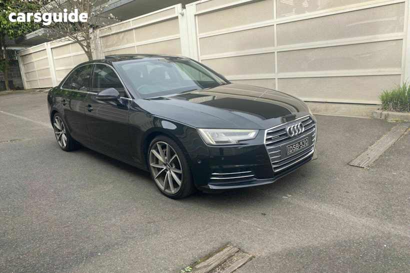 Black 2017 Audi A4 Sedan SPORT 4WD