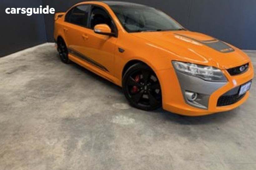 Orange 2008 Ford FPV Sedan GT FG
