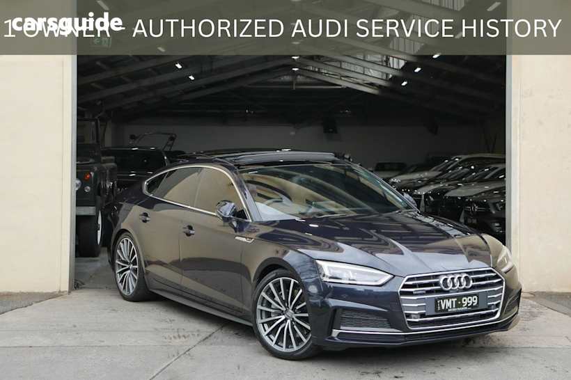 Blue 2018 Audi A5 Hatch SPORT 4WD