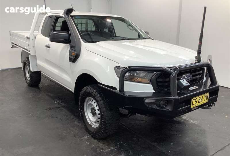 White 2020 Ford Ranger Super Cab Chassis Xl 3.2 (4X4)