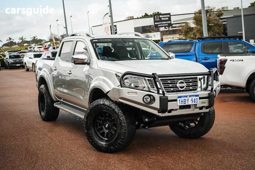 Silver 2020 Nissan Navara Dual Cab Pick-up St-X (4X4) (Leather Trim)