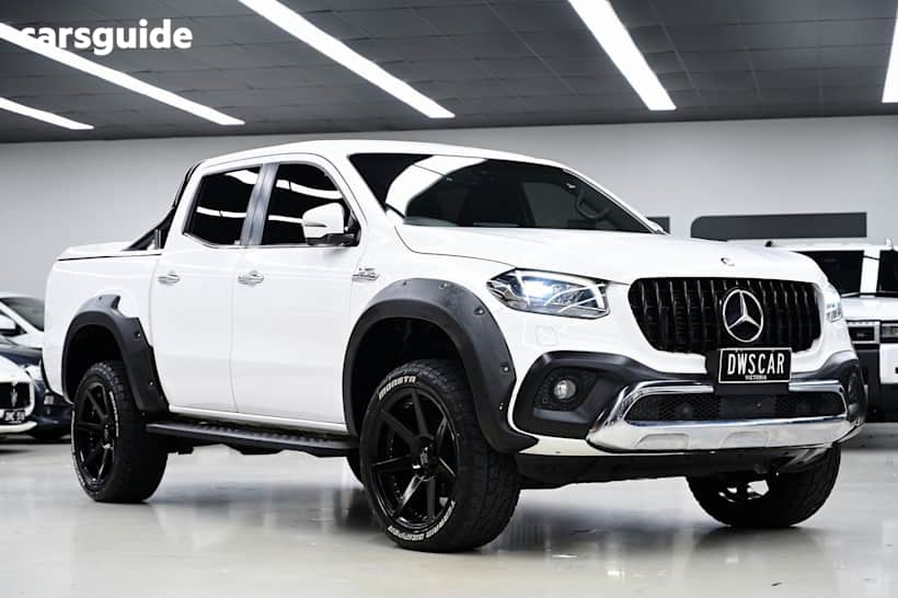 White 2018 Mercedes-Benz X Ute Tray X350D POWER 4X4