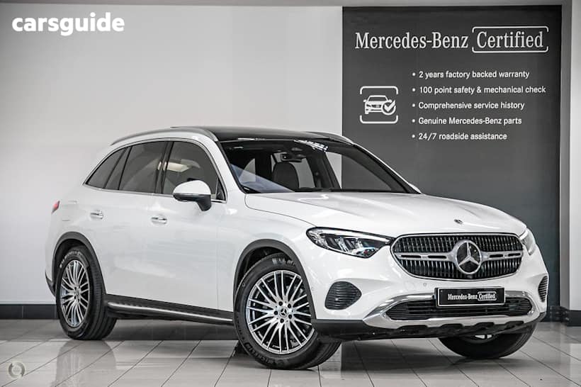 White 2025 Mercedes-Benz GLC-Class SUV GLC200 4WD
