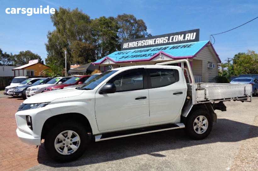 White 2018 Mitsubishi Triton Ute Tray GLX 4X4