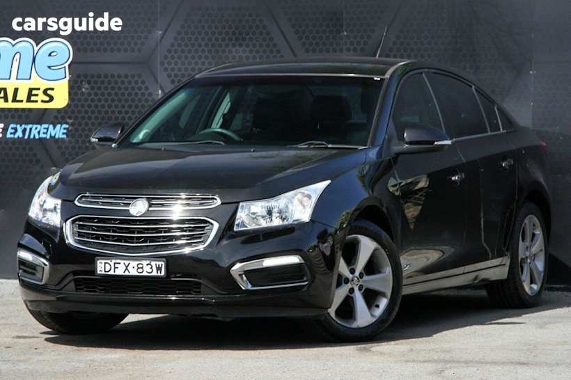 Black 2016 Holden Cruze Sedan Z-SERIES F
