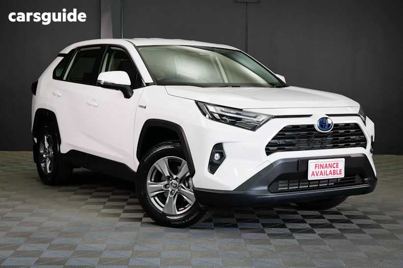 White 2024 Toyota RAV4 Wagon Gx (2Wd) Hybrid