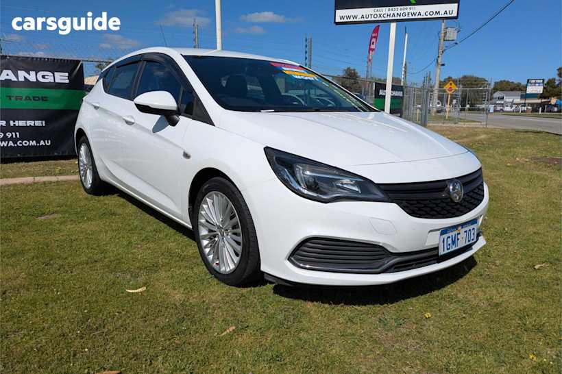 White 2017 Holden Astra Hatchback R