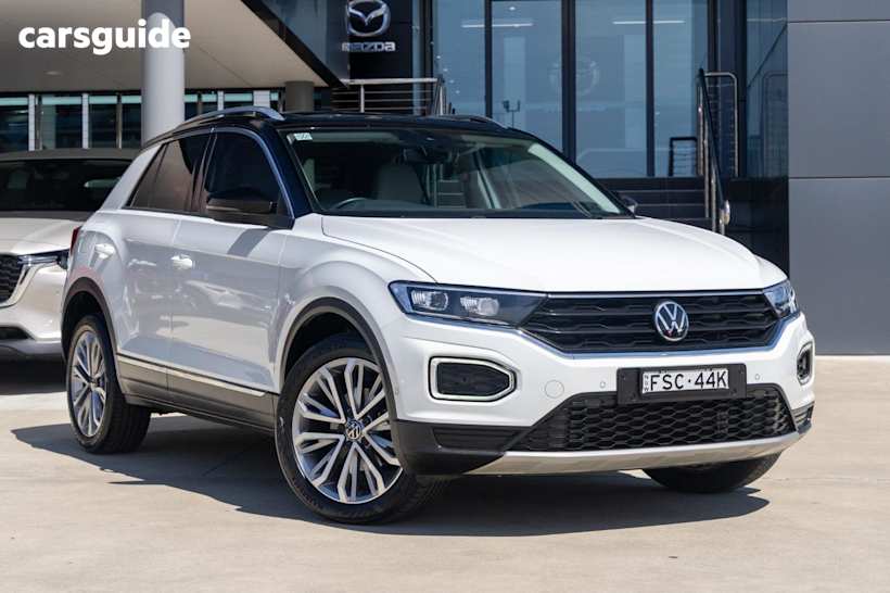 White 2020 Volkswagen T-ROC SUV 110TSI STYLE F