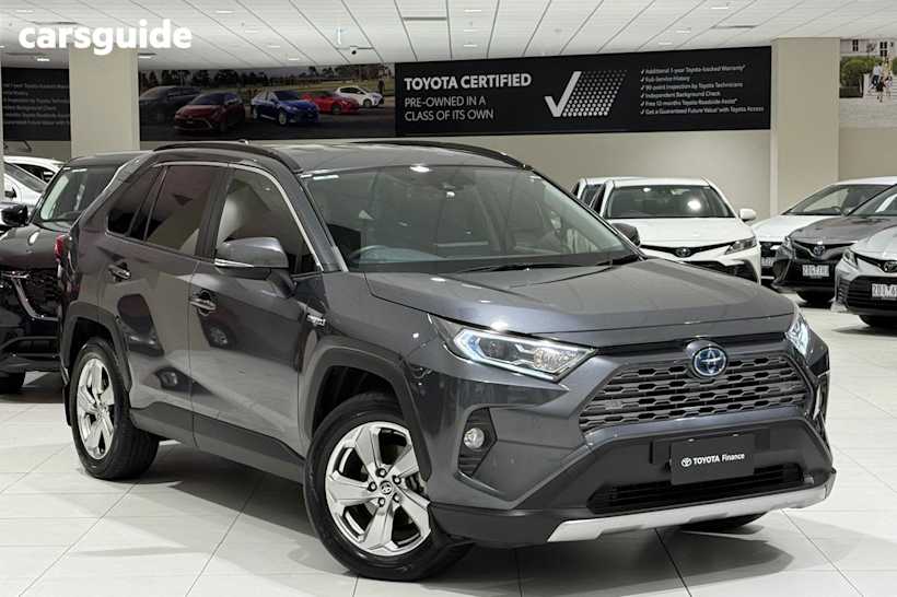 Silver 2021 Toyota RAV4 Hybrid SUV GXL 4X4