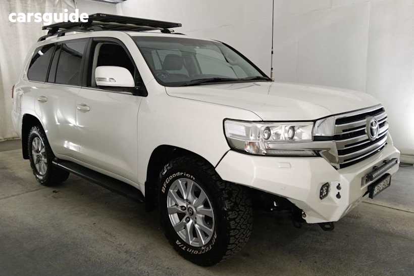 White 2016 Toyota Landcruiser Wagon Vx (4X4)