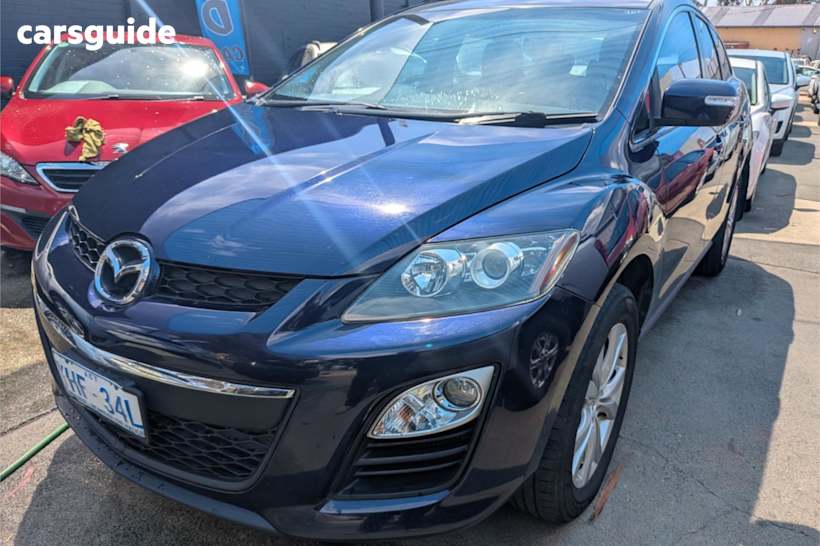 Blue 2010 Mazda CX-7 Wagon Diesel Sports (4X4)