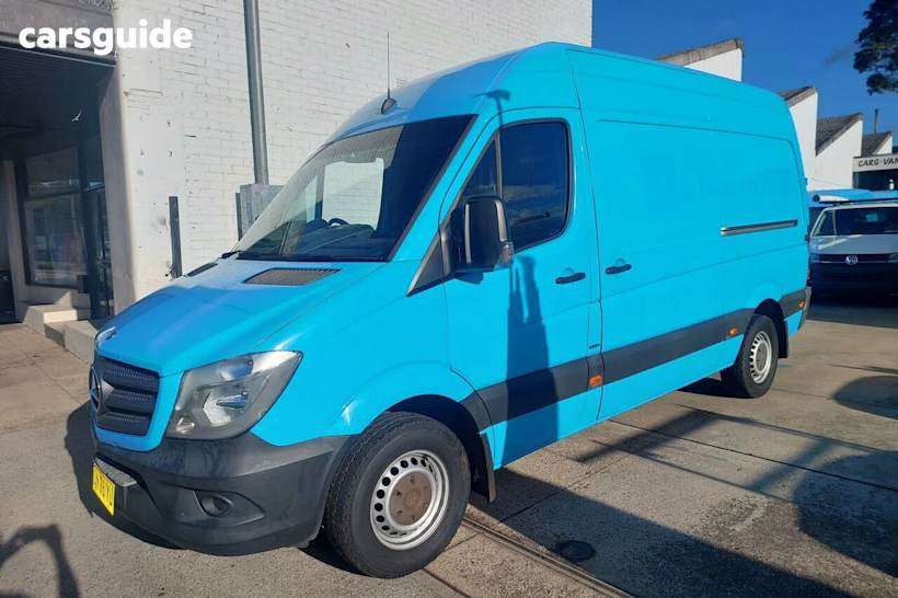 Blue 2015 Mercedes-Benz Sprinter Commercial