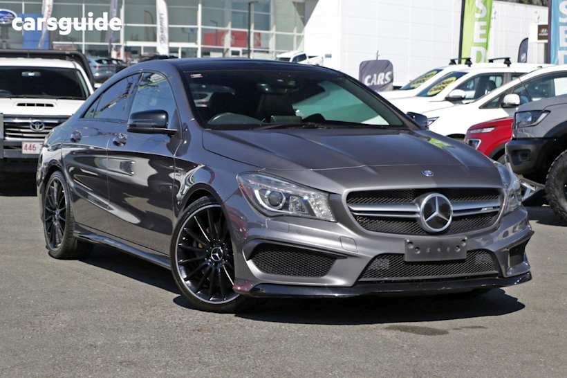 Grey 2016 Mercedes-Benz CLA-Class Coupe CLA45 AMG 4WD