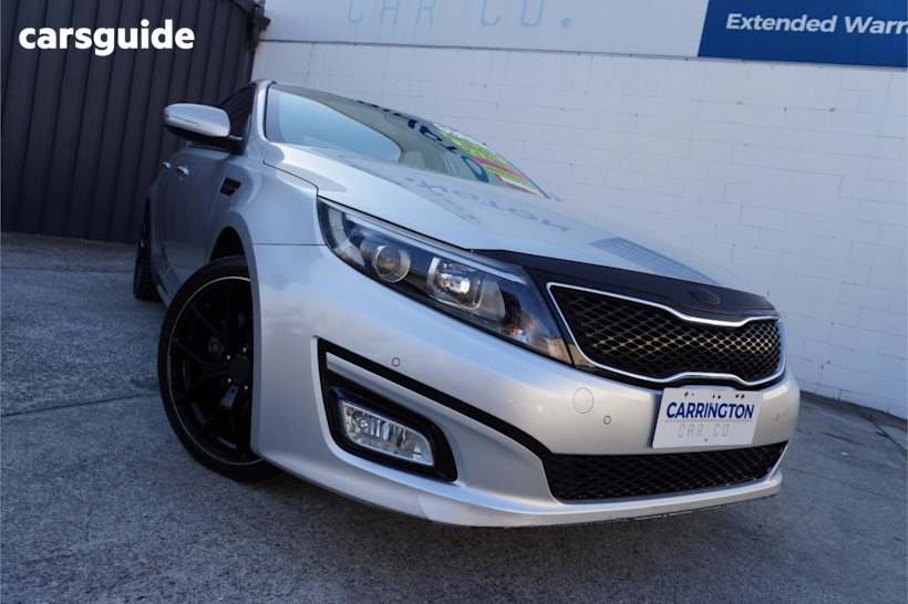 Silver 2014 Kia Optima Sedan Si