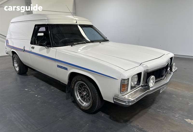 White 1976 Holden HX Van Sandman