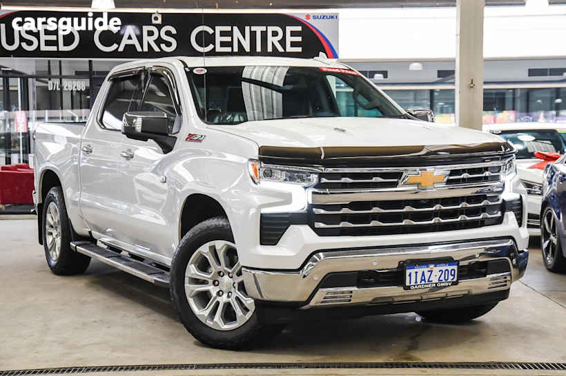 White 2023 Chevrolet Silverado Ute Tray 1500 LTZ PREMIUM W/TECH PACK 4X4