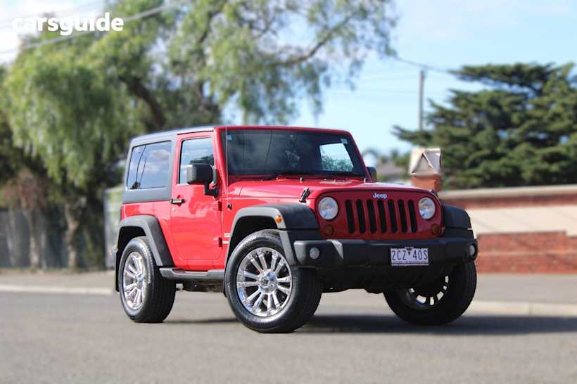 Red 2012 Jeep Wrangler Softtop Sport (4X4)
