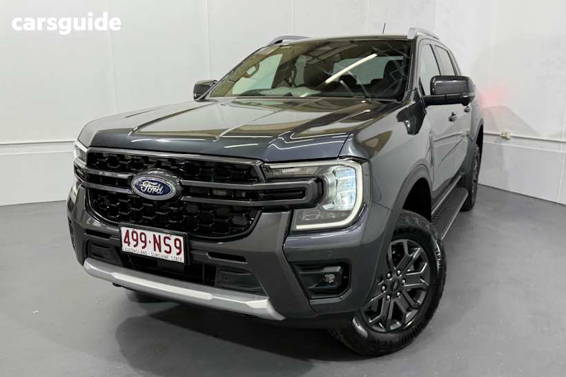 Grey 2024 Ford Ranger Ute Tray WILDTRAK 4X4