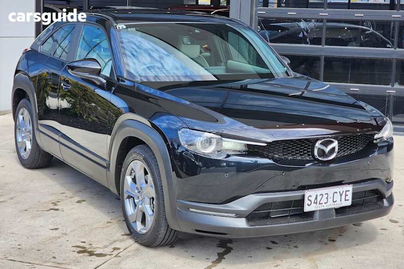 Black 2023 Mazda MX-30 SUV G20E TOURING F