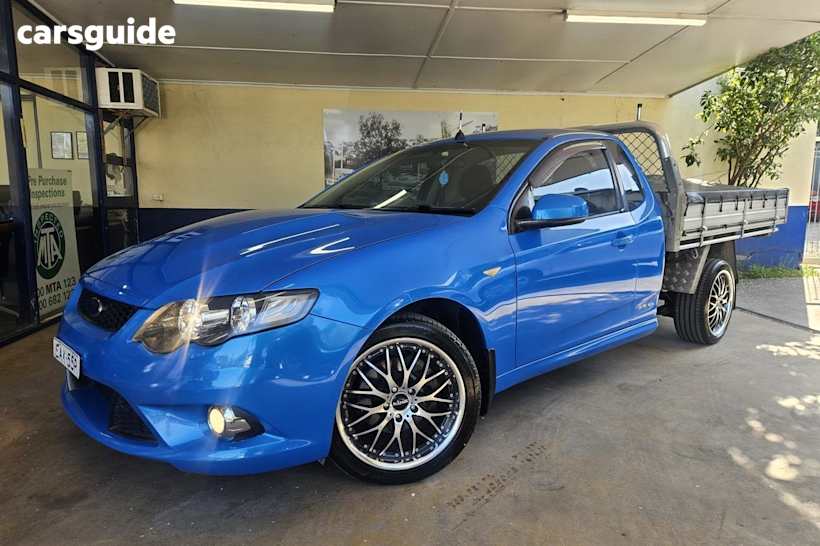 Blue 2010 Ford Falcon Cab Chassis Xr6