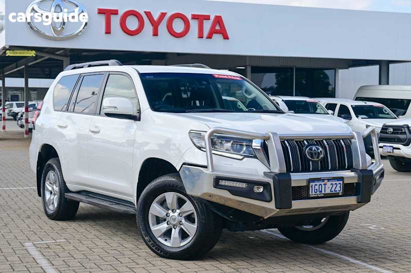 White 2018 Toyota Landcruiser Prado SUV GXL 4X4