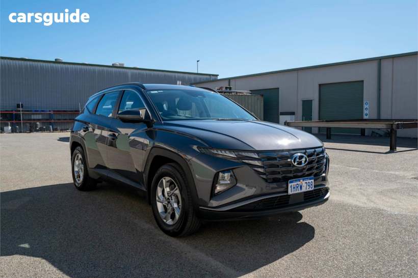 Grey 2022 Hyundai Tucson SUV F