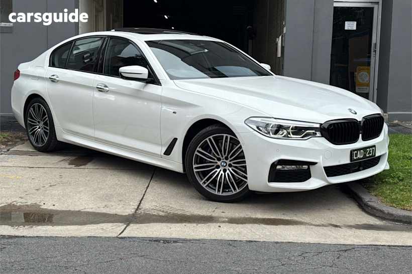 White 2017 BMW 5 Sedan 530I M SPORT R