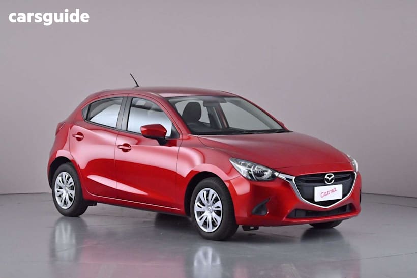 Red 2016 Mazda 2 Hatchback Neo